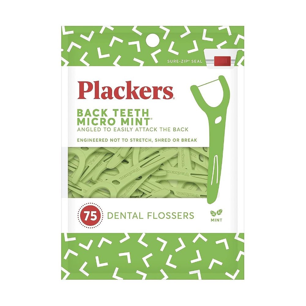 Plackers Back Teeth Micro Mint Dental Flossers
